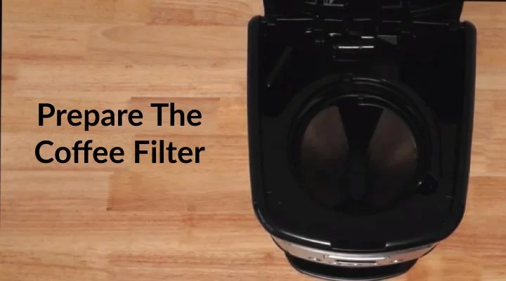 Preparing Coffee Filter